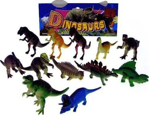 Hipo dinozaurai 10cm 12vnt (HHS069)