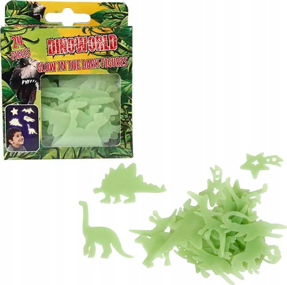 Pocket Money (rinkinio produktas) Kišenpinigiai - šviečiantys tamsoje Dino's 24 vnt. CDU (621246)