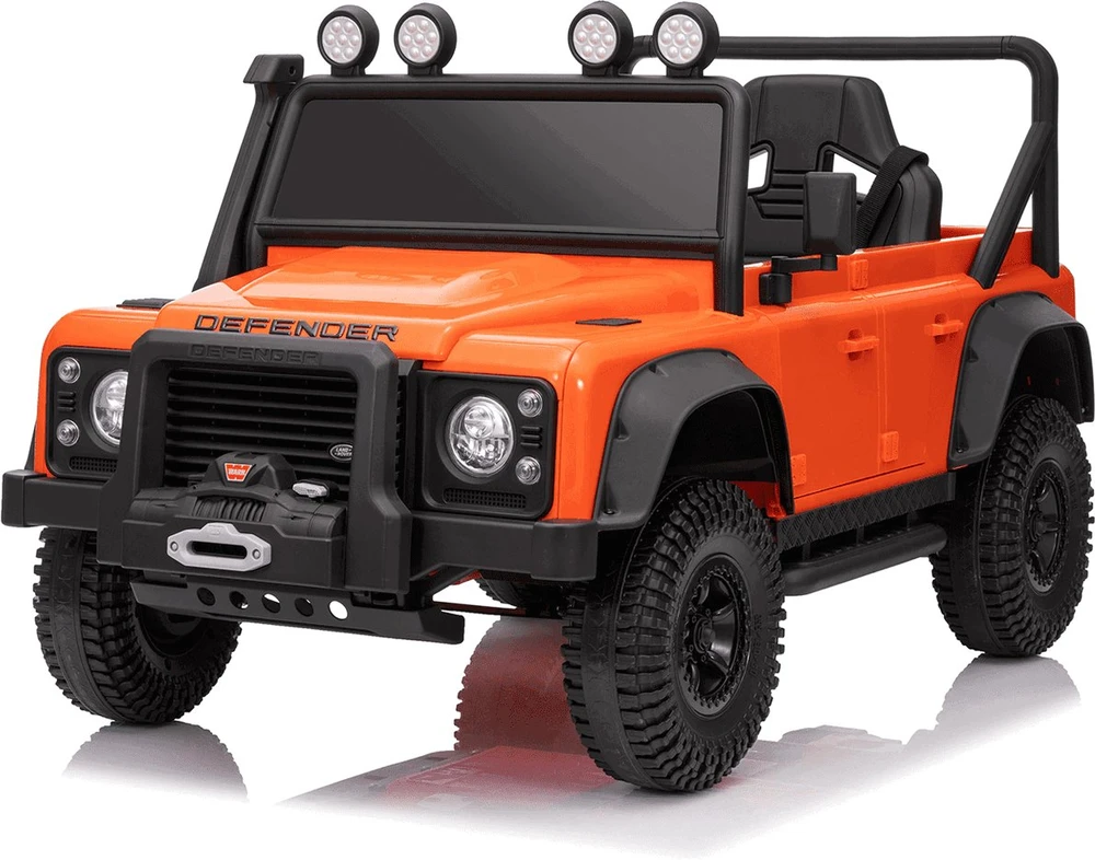 Hipo Vaikiškas elektromobilis Land Rover Defender HATIS, oranžinis