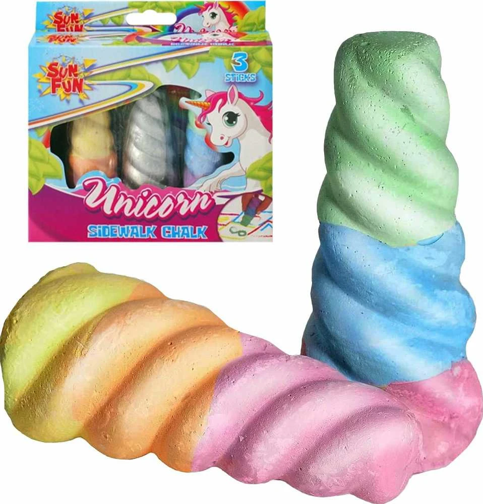 Hipo Hippo kreidelės formos vienaragio ragas, 3 vnt. 8 cm 720771 10742