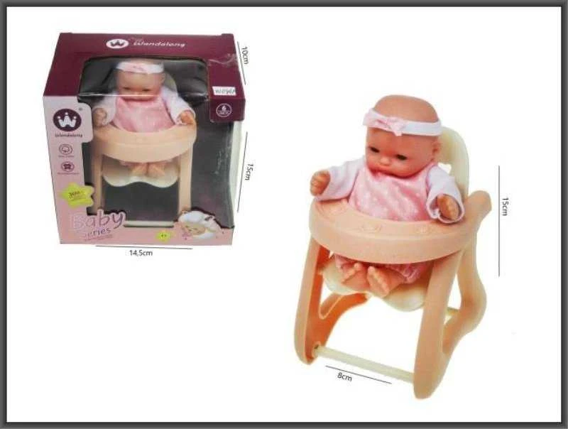 Hipo Lėlė 11cm komplektas łazienka HLR33 44157
