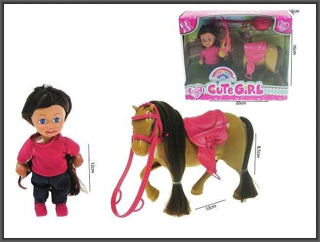 Hipo Lėlė 12cm su koniem HLI02 46113