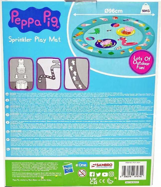 Hipo *****Peppa vandens žaidimų kilimėlis 96cm 70742