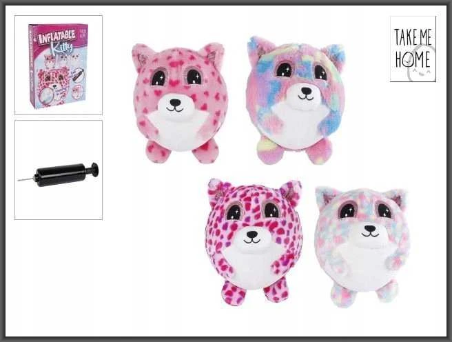 Hipo Pripučiamas gyvūnas Hippo 23 cm su pompa 660538 98545