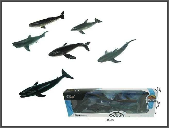 Hipo Hippo Sea Animals 6 tipų dėžutė H13621 44966