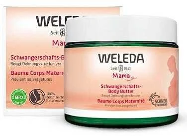 Weleda Mother Stretch Mark kūno sviestas nuo celiulito ir strijų moterims, 150 ml