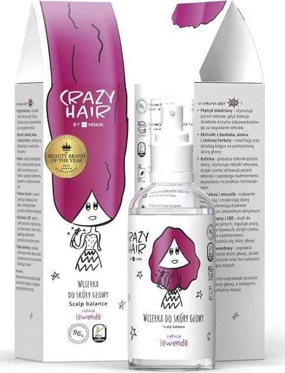 HISKIN Crazy Hair Scalp Lotion - Levandų losjonas 100 ml