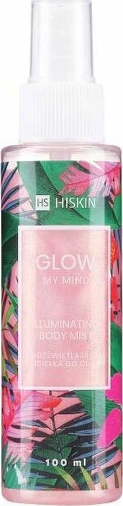 Hiskin Šviečianti kūno dulksna Glow My Mind Rožinė 100ml