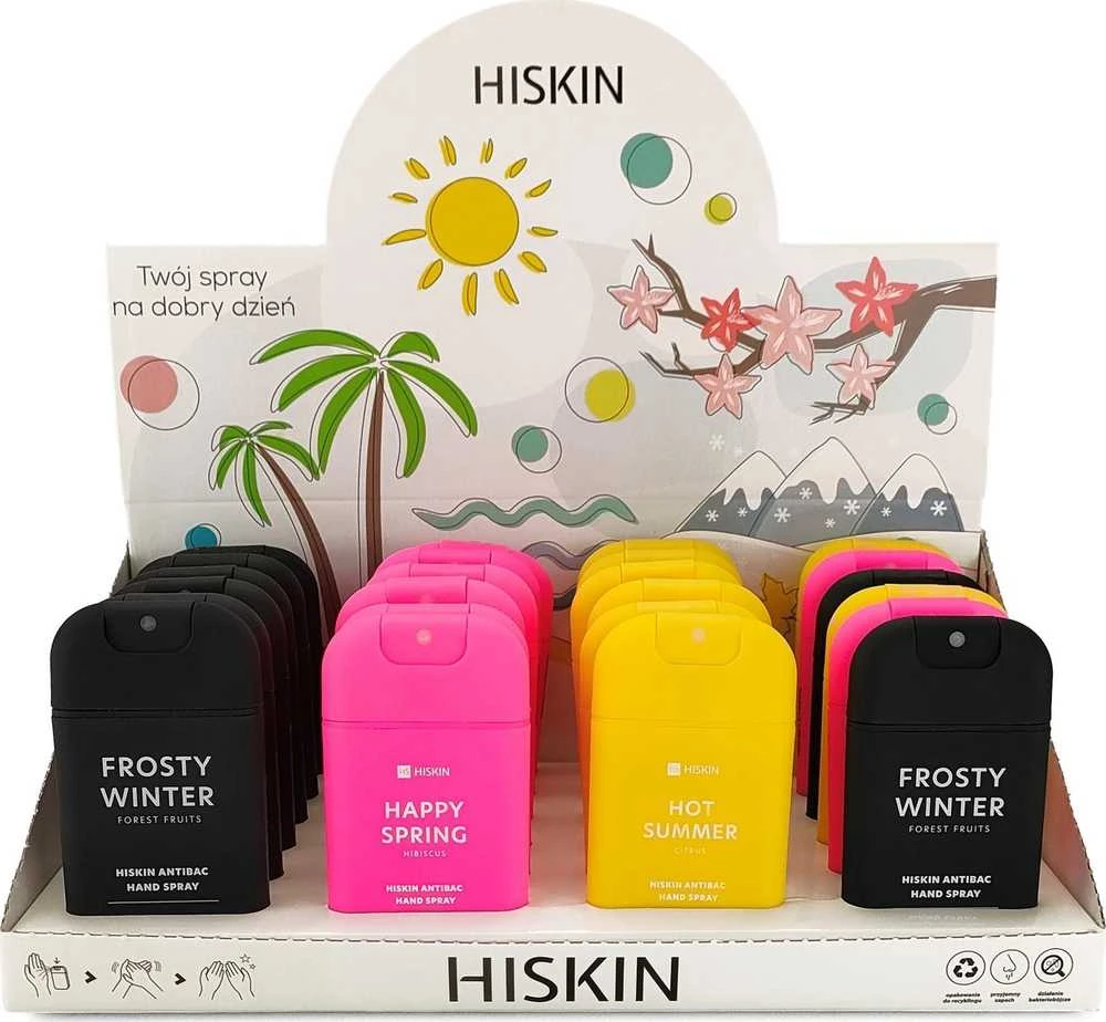 HISKIN Hot Summer Ekranas Stand Mix 24 vnt.