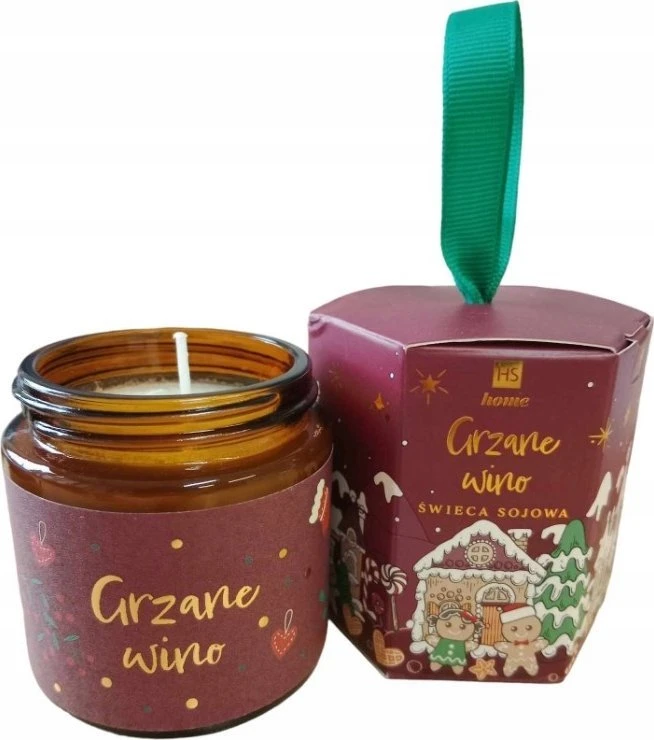 Hiskin Karštas vynas sojų žvakė 100g