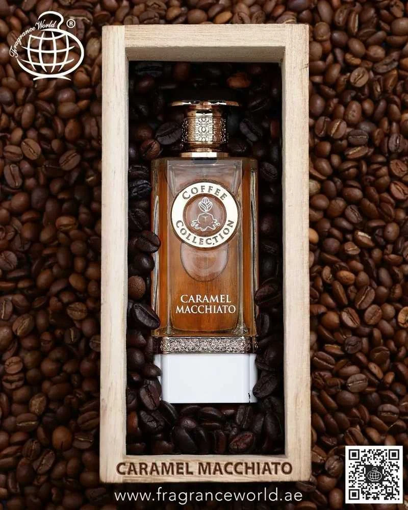Fragrance World Caramel Macchiato EDP parfumuotas vanduo unisex, 100 ml