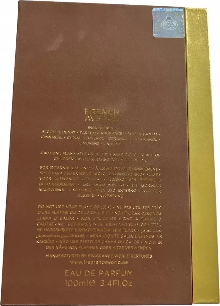 French Avenue Liquid Brun EDP parfumuotas vanduo vyrams, 100 ml