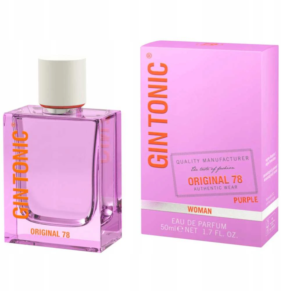 Gin Tonic Gin Tonikas Gin Tonikas Original Violetinė EDP parfumuotas vanduo moterims, 50 ml