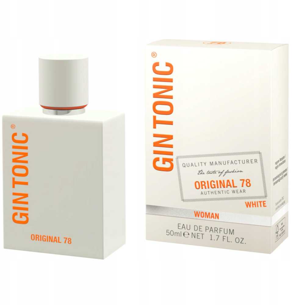 Gin Tonic Gin Tonikas Gin Tonikas Original Baltas EDP parfumuotas vanduo moterims, 50 ml