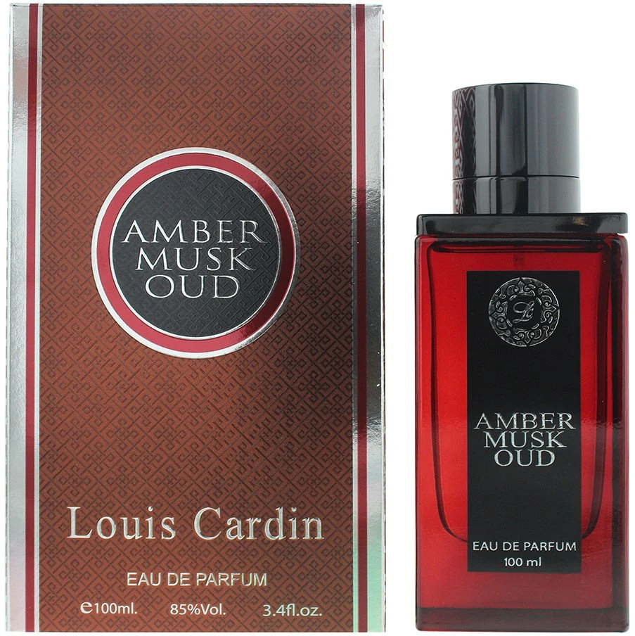 Louis Cardin Amber Musc Oud EDP parfumuotas vanduo unisex, 100 ml