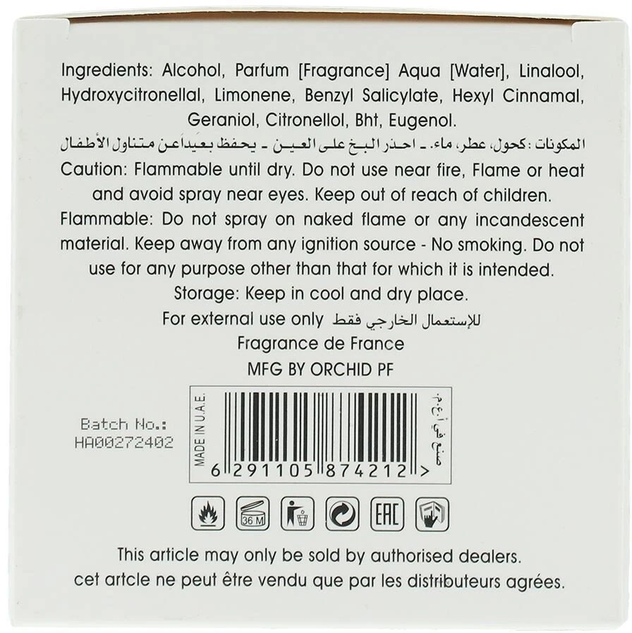 Rotana Hamsat EDP parfumuotas vanduo unisex, 100 ml