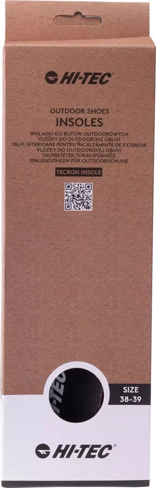 Hi-Tec Įdėklai Hi-tec TECRON INSOLE juoda dydis 38-39