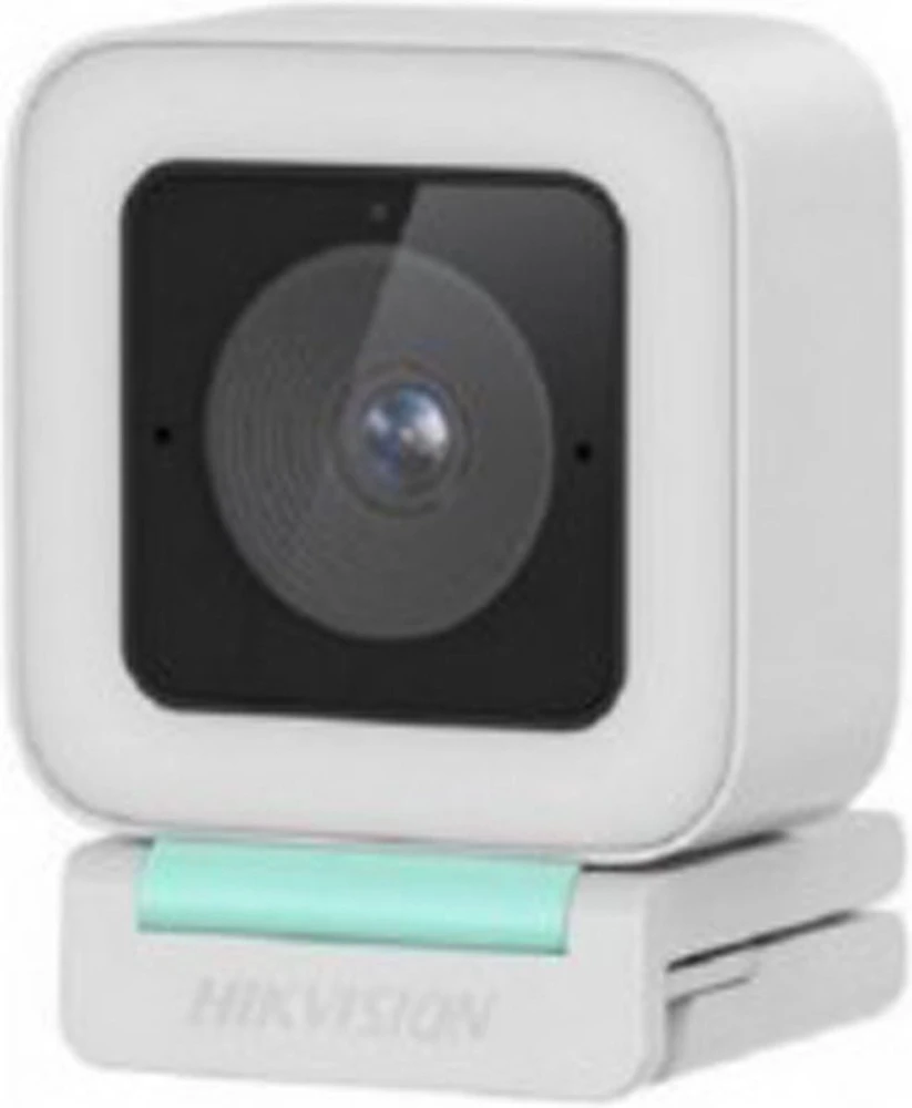 Hikvision iDS-UL4P AI-Piedzimta 2K QHD 4MP USB-C Webkamera ar Automātisko Fokusēšanu un Mikrofonu Balta