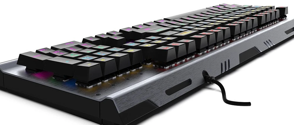 Carruzzo Inca IKG-444 klaviatūra Žaidimams USB Pilka