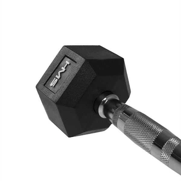 HMS Hex Pro guminis hantelis 1 x 12 kg