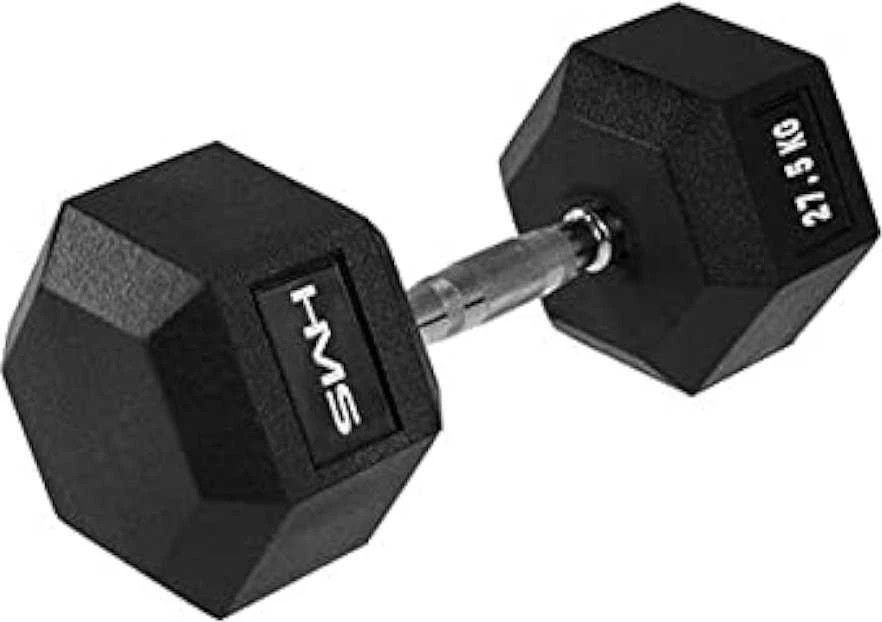 HMS „Hex Pro“ guminis hantelis 1 x 27,5kg