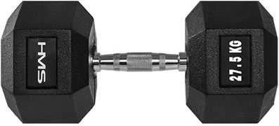 HMS „Hex Pro“ guminis hantelis 1 x 27,5kg