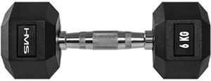 HMS Hex Pro guminis hantelis 1 x 6kg