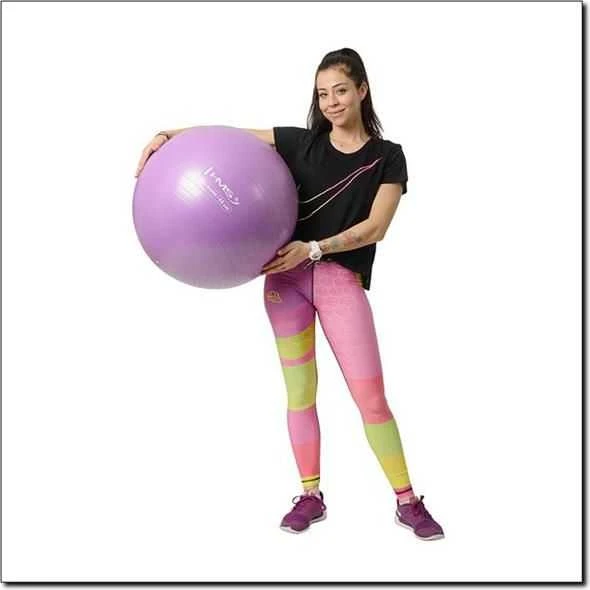 Naujas violetinis gimnastikos kamuolys HMS YB02, 65 cm