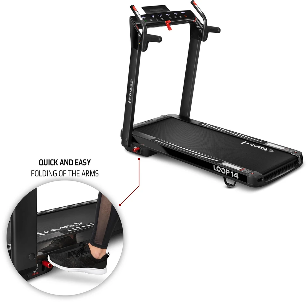 Elektrinis bėgimo takelis HMS Loop14 Juodas