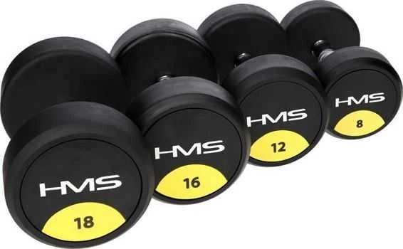 Guminis hantelis HMS HG Pro - 60 kg