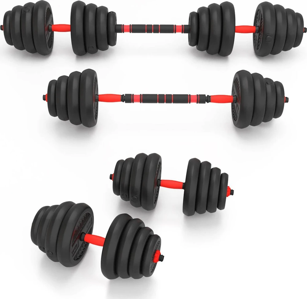 Reguliuojamų svarmenų rinkinys HMS SGN130 PRO 6 viename, 30 kg