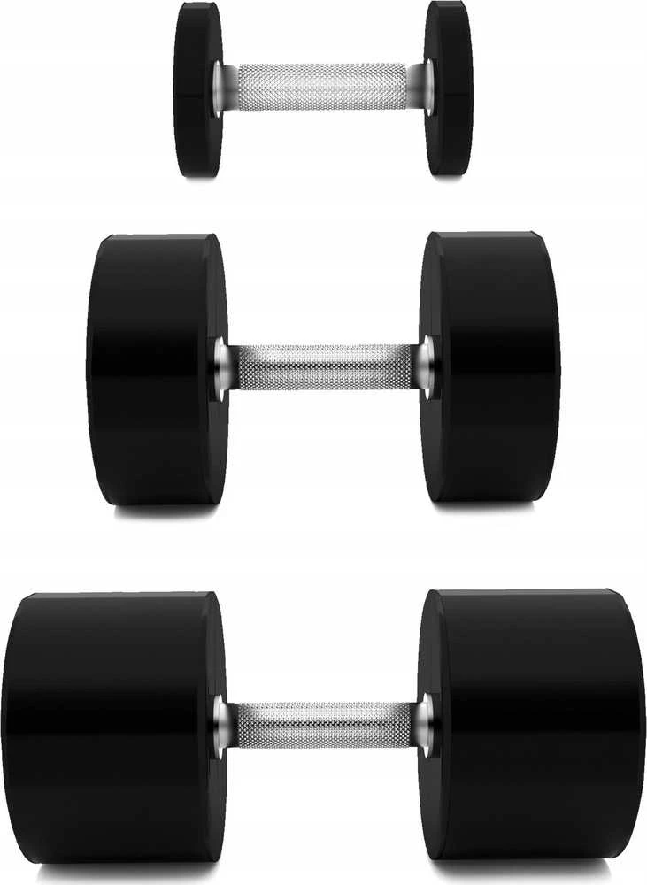 Poliuretaninių hantelių rinkinys HPC SET 2 x 40-50 kg CPU (450 kg) HMS