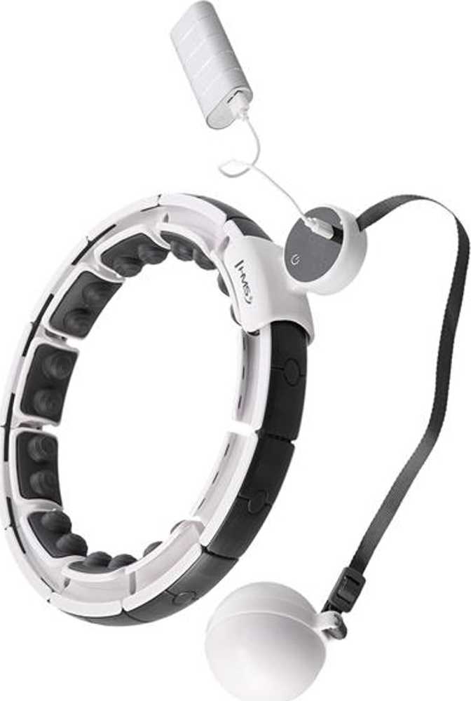 HMS Rinkinys HULA HOP MAGNETYCZNY Baltas HHM16 Z LICZNIKIEM + PAS BR163 Juodas PLUS SIZE