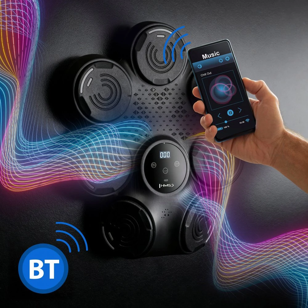 INTELLIGENT MUSIC BOXING MACHINE WITH BLUETOOTH AND BOXING GLOVES TB30 HMS