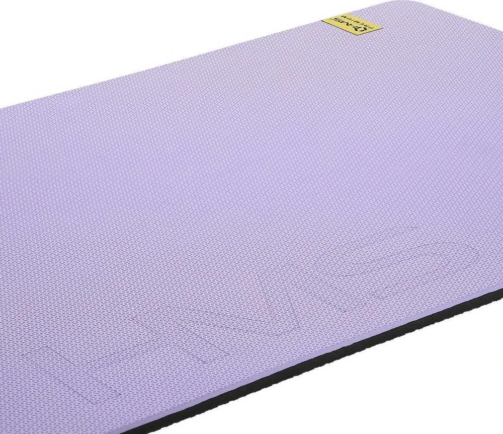Treniruočių kilimėlis HMS Premium MFK07, violetinis-juodas, 120x60cm, EVA 15mm