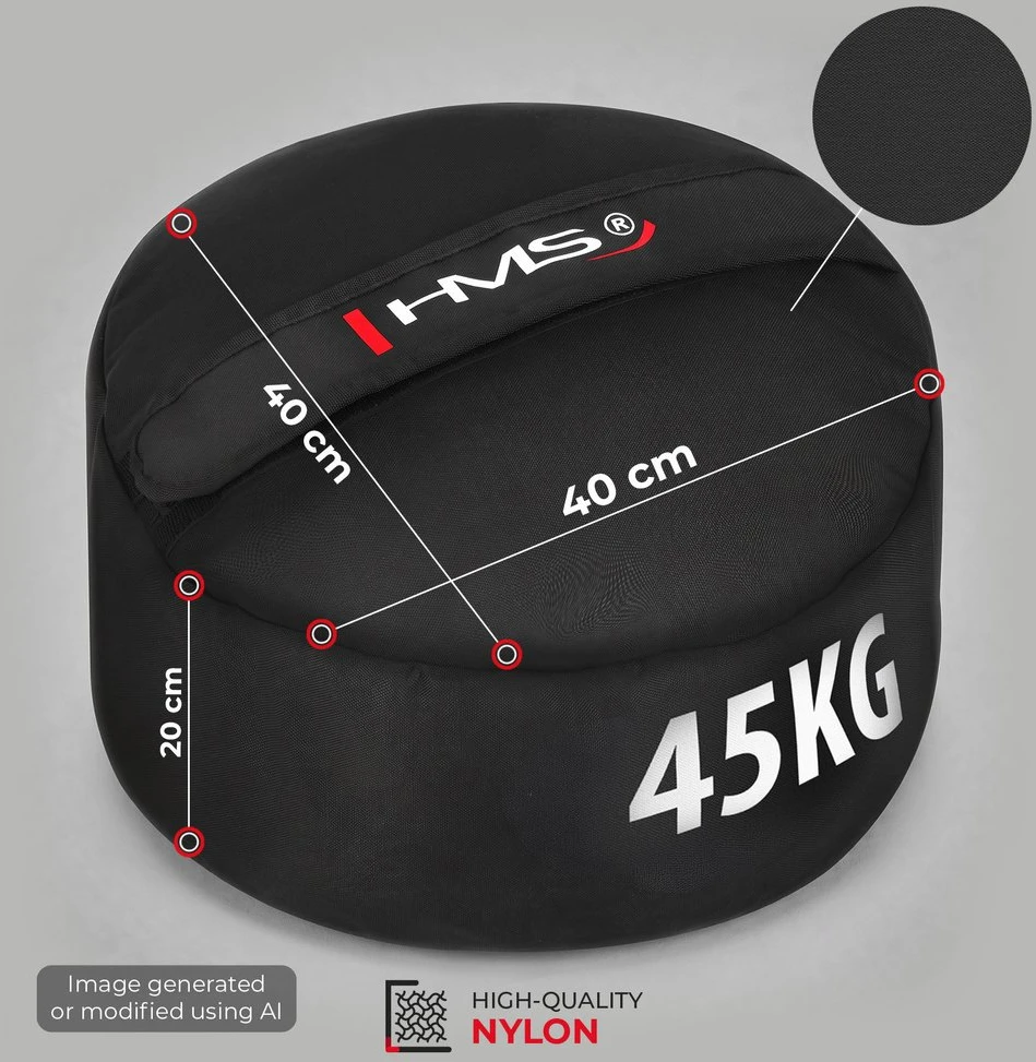 HMS WSN45 Strongman treniruočių maišas, skirtas užpildyti 45 KG (5905504108502)