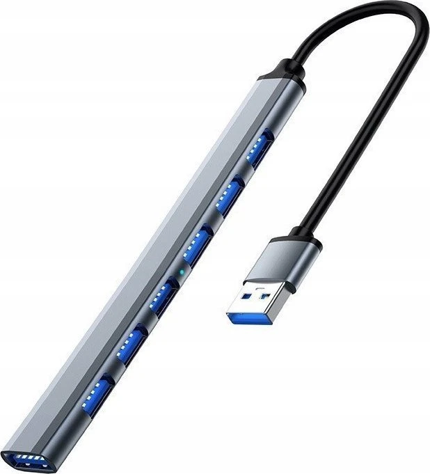 USB šakotuvas su 7 jungtimis