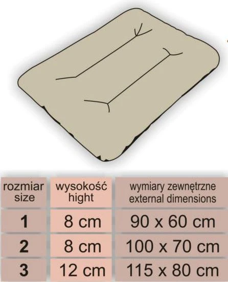Riposo "Hobbydog Eco" čiužinys - juodas R1