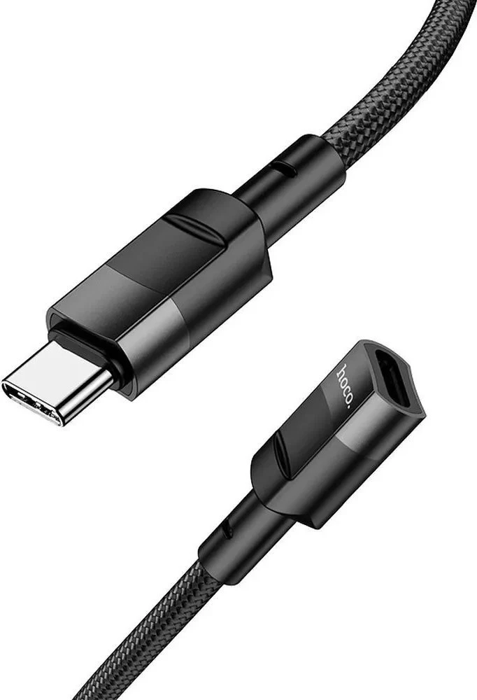 Adapteris OTG USB C to USB C Hoco 3A 1,2 m U107 juodas