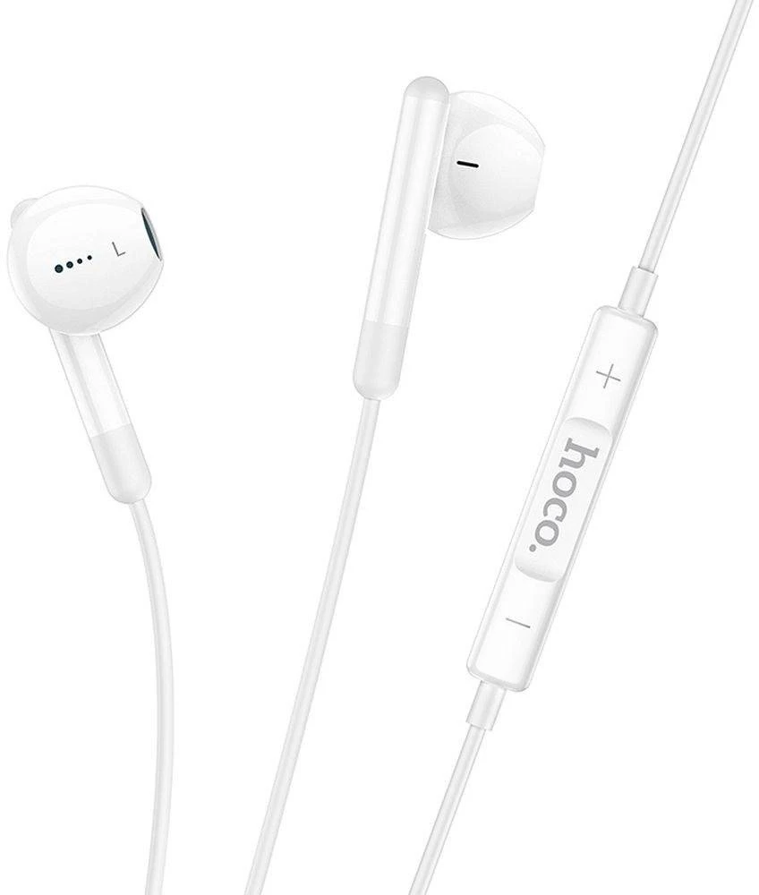 Wire ausinės USB C Hoco M93 baltas