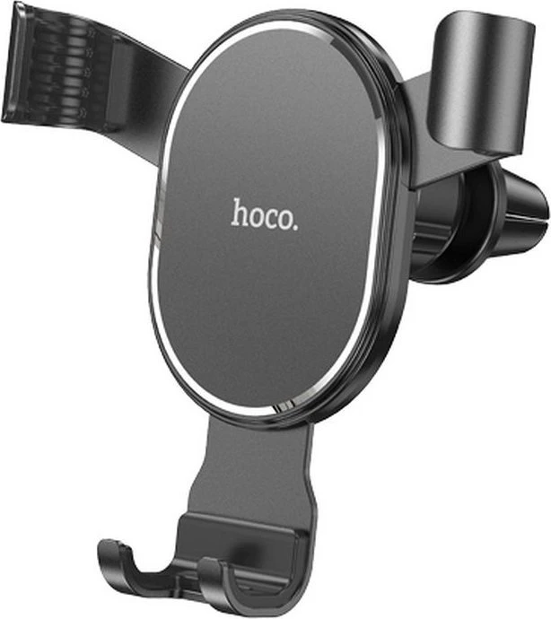 „Gravity“ automobilio telefono laikiklis „Hoco“ oro išleidimo angai CA56 PLUS juodas metalas