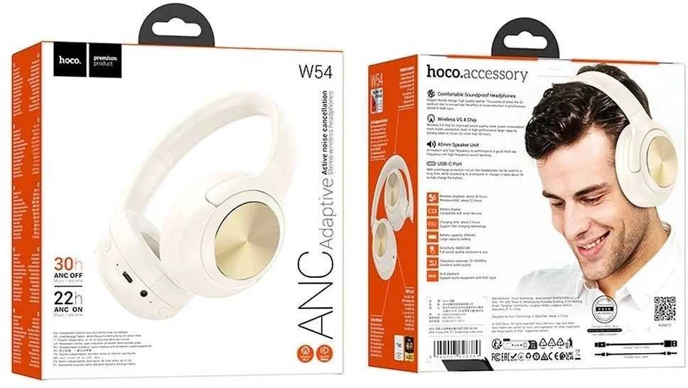 Hoco W54 ausinių pakuotės su ANC funkcija