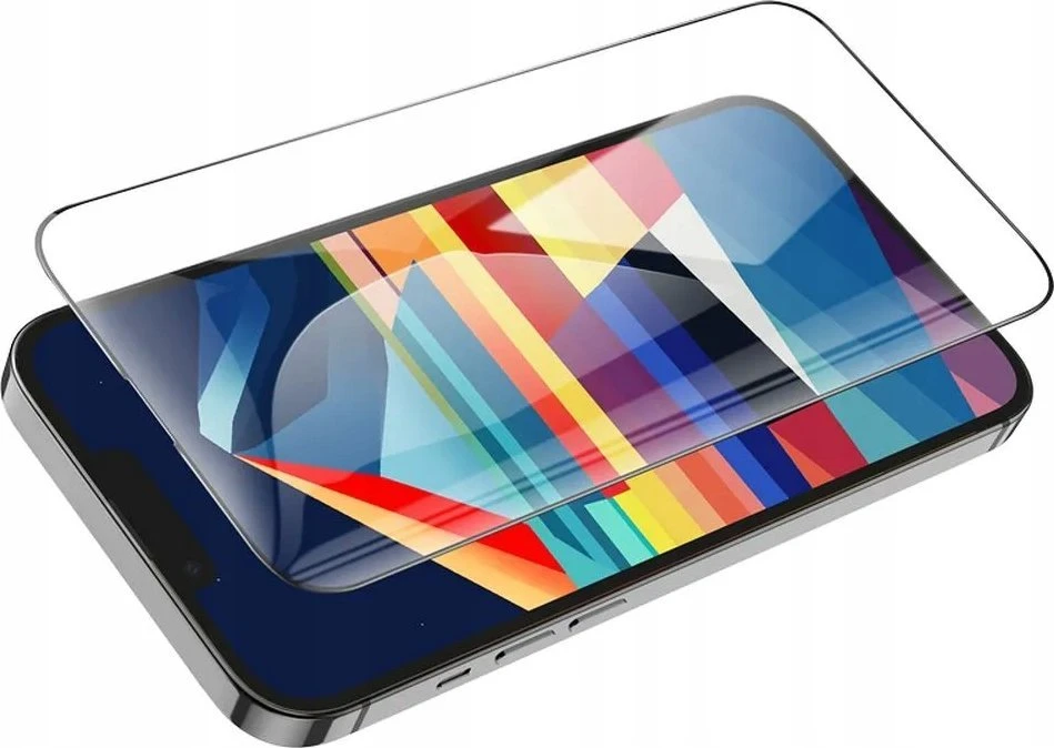 Grūdinto stiklo iPhone 15 / 16 Hoco HD 5D Guardian apsauginis stiklas 10 vnt. G14 juodas