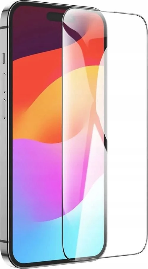 Grūdintas stiklas iPhone 15 PRO Hoco HD 5D Guardian skydelis 10 vnt. G14 juodas