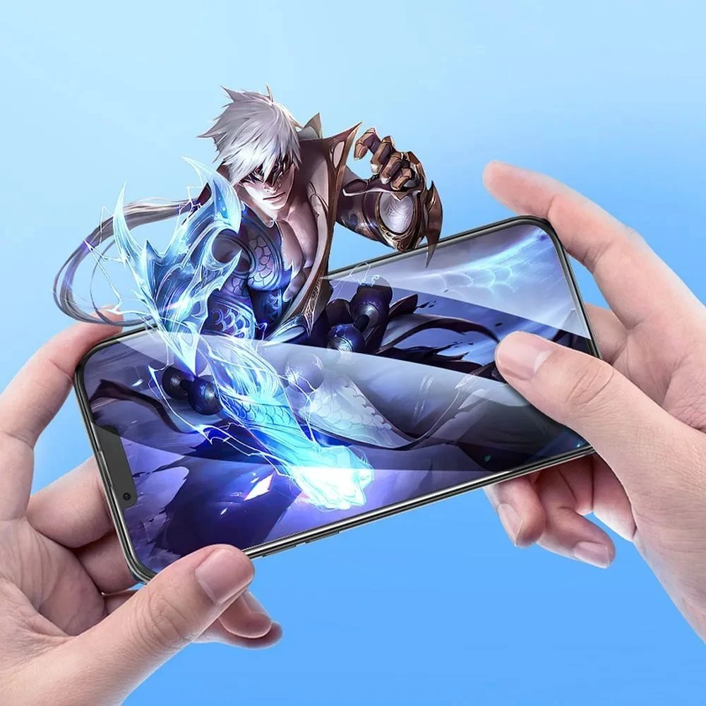 Grūdinto stiklo iPhone 15 / 16 Hoco HD 5D Guardian apsauginis stiklas 10 vnt. G14 juodas