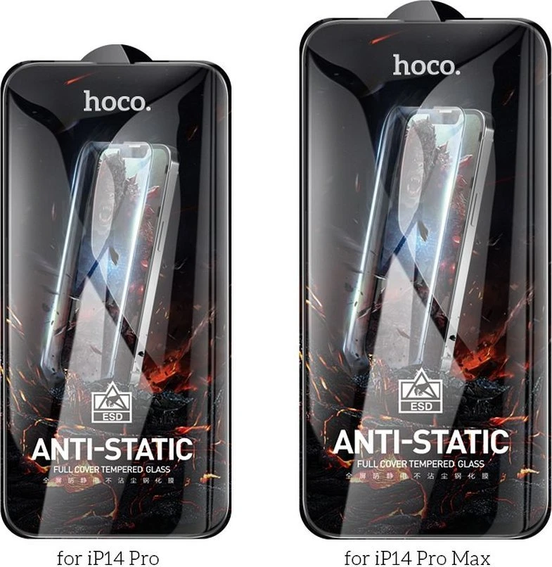 Grūdintas stiklas iPhone 14 PRO MAX Hoco HD Antistatic 25 vnt. G10
