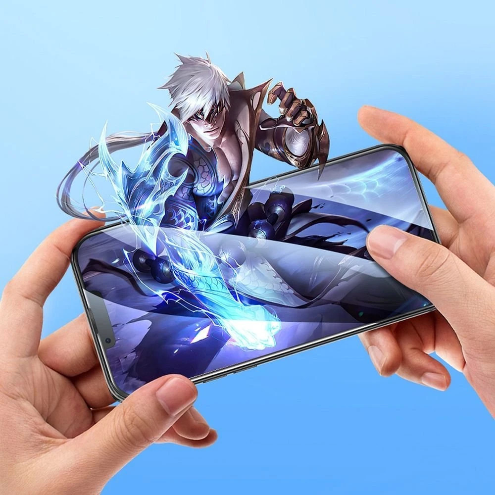 Grūdintas stiklas iPhone 14 PLUS / 13 PRO MAX Hoco HD antistatinis 25 vnt. G10
