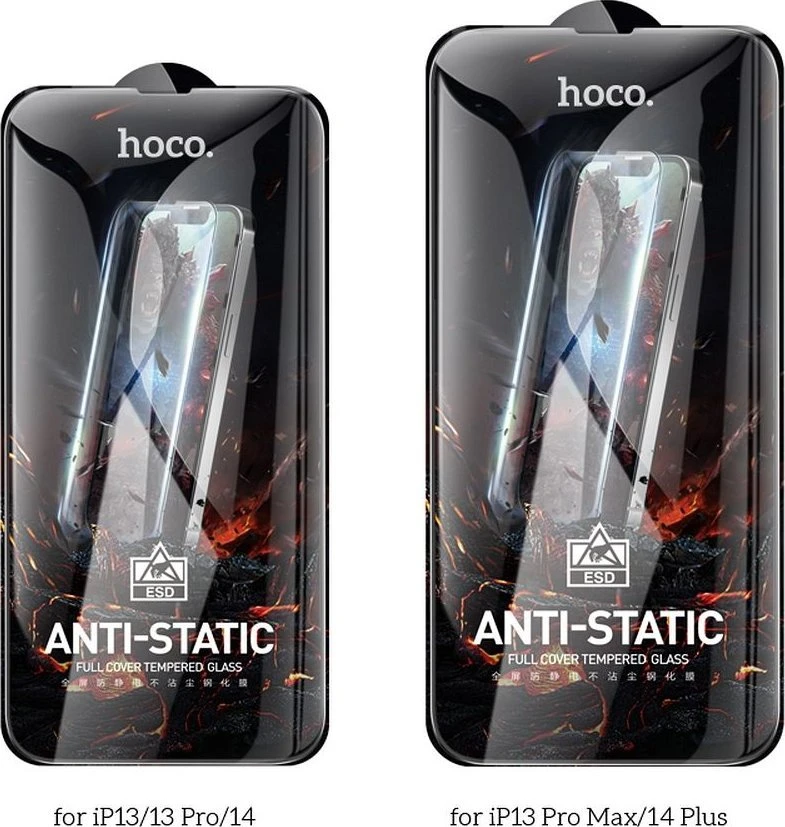 Grūdintas stiklas iPhone 14 PLUS / 13 PRO MAX Hoco HD antistatinis 25 vnt. G10