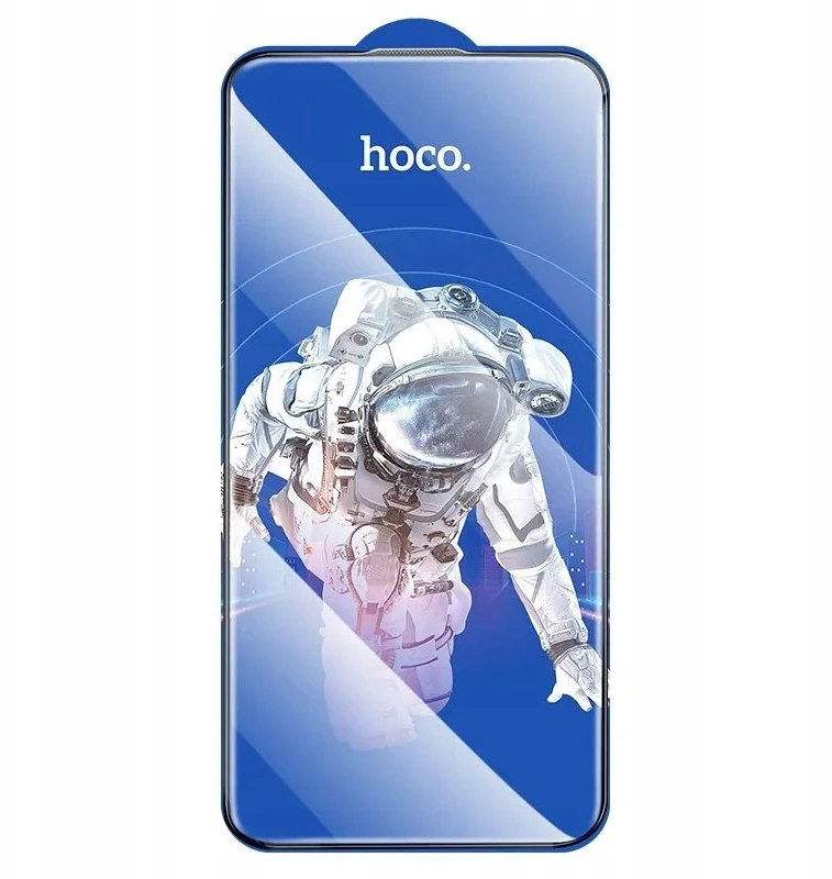 Grūdinto stiklo iPhone 17 AIR Hoco HD 5D apsauginis stiklas 10 vnt. G14 juodas