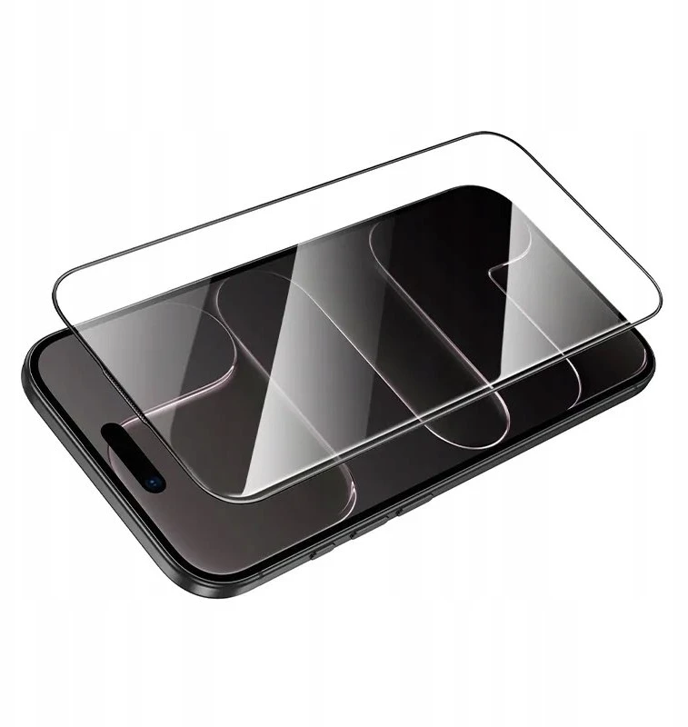 Grūdinto stiklo iPhone 17 AIR Hoco HD 5D apsauginis stiklas 10 vnt. G14 juodas